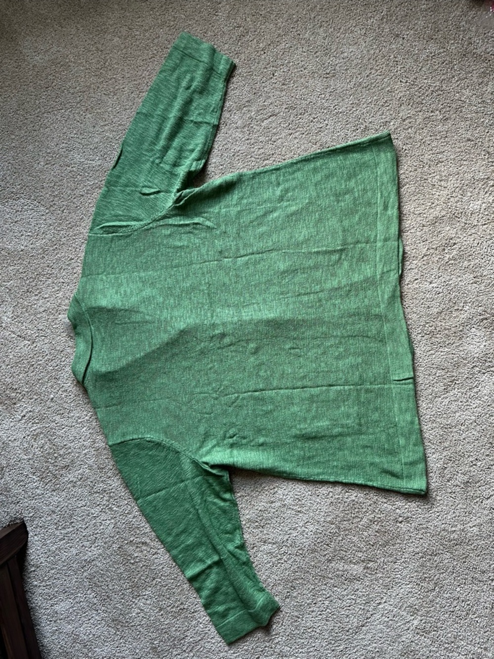 Coldwater Creek Green Knit Button-Front Sweater - Picture 4 of 4